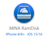 Mina Ramdisk Bypass - iPhone 8/8+ ( iOS 15/16 Supported - With Network )